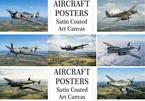 Aircraft canvas prints - prints, german