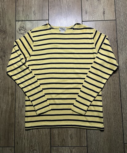 Bean yellow navy striped - yellow,