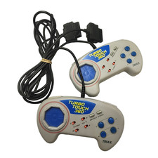 Triax Turbo Touch 360 Controller x2 Bundle Snes Super Nintendo Tested Working