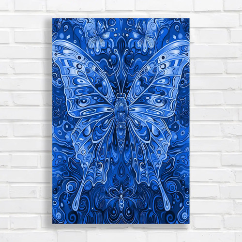 Vibrant butterfly mandala - vibrant,