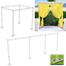 Strong Adjustable Canopy Chuppah Mandap Wedding Photo Backdrop Frame DIY Stand