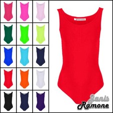 Girls Sleeveless Dance Leotard
