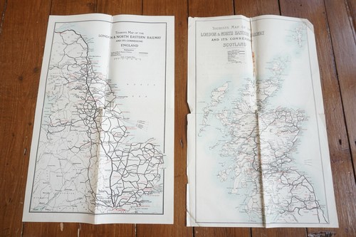 C1930 lner tourists map - lner,