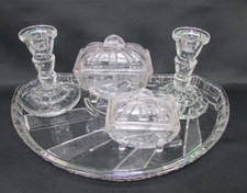 Vintage Soweby Sunray Glass