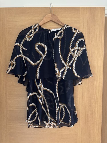 Zara women navy chain - zara, women's