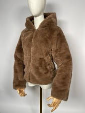 Jeff&Co Brown Faux Fur Hooded