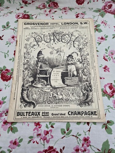 Antique punch magazine - punch, 3244