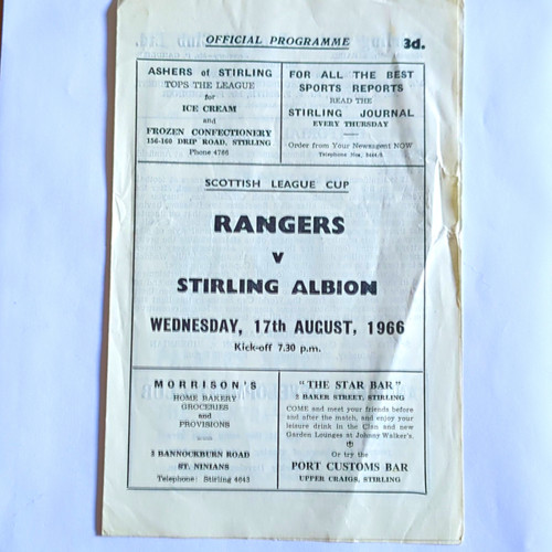 1966 rangers stirling - v,
