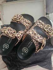 bugatti Italian sandals gold