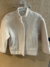 John Lewis Loop Wool Look Jacket Cream, Age 10 Years Brand New