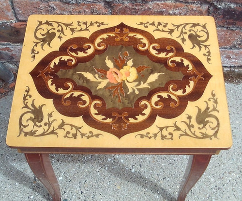 Vintage sorrento inlaid side - vintage,