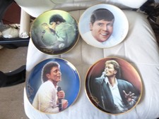 Collectors 4 Cliff Richards plates Danbury Mint