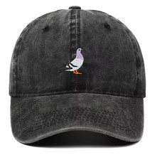 Pigeon Embroidered Baseball