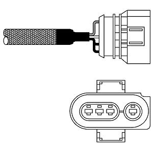 Lambda sensor for cabrio - for,