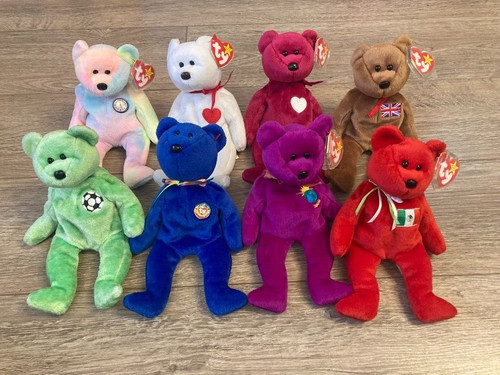 Beanie babies bear - beanie,