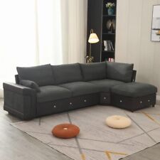 High Back Cushions Corner Sofa
