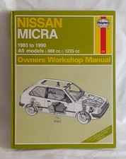 Nissan Micra 1983 to 1990 All