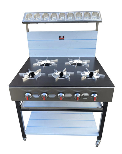 Commercial burner gas cooker - 5,