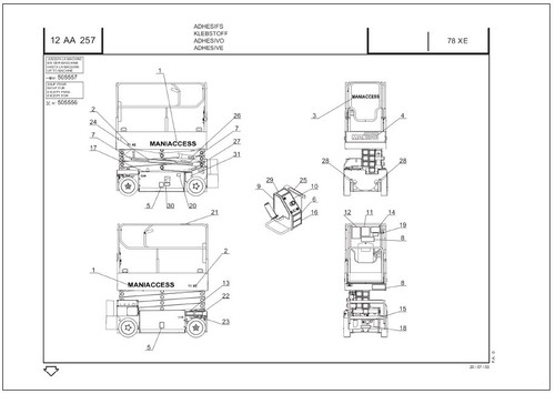 Manitou parts catalog - xe,