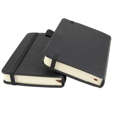 2 Pack Pocket Notebook 9x14cm, Small Hardcover Journal with Pen Holder Inner New
