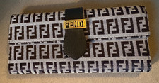 Vintage Fendi Logo Wallet Navy