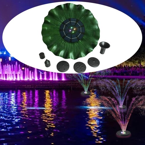 Solar fountain colorful led - fountain,colorful,