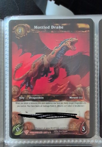 Mottled drake wow tcg rare - mottled,