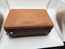 brown travel cigar humidor