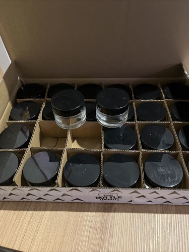 Bulk pack 1oz round - 24, clear