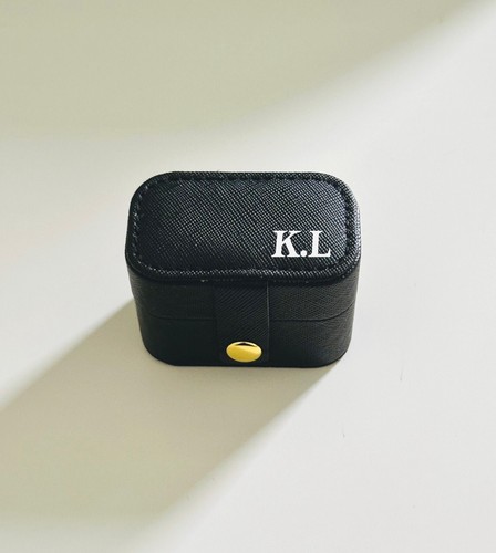 Custom initial jewellery box - custom,