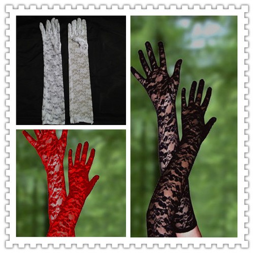 Ladies white black red long - white,