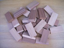 24x Cedar wood blocks, balls. Moth repellant drawer/wardrobe freshener U.K. POST
