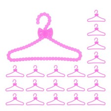  50 Pcs Dolls Accessories Hangers Baby Clothes Organiser Closet Rack