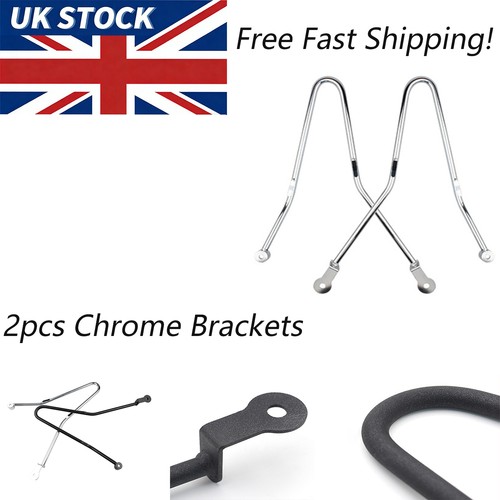 Chrome bracket for triumph - 2x,