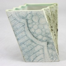 Vintage Carn Pottery Fan Vase