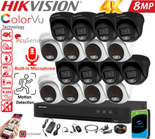 8MP HIKVISION 4K CCTV COLORVU