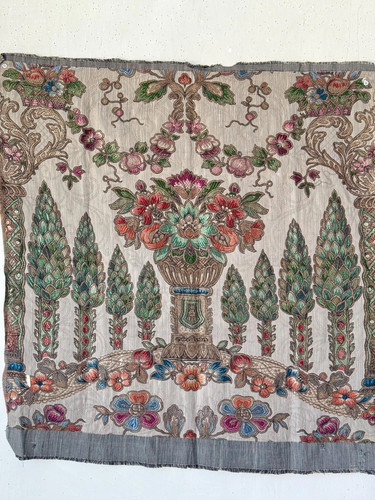 27x26 antique french silk - 27x26,
