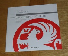 Vauxhall price guide 1995 - vauxhall,