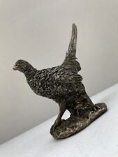 GLENEAGLES STUDIO BRONZE EFFECT PHEASANT GAME BIRD ORNAMENT VGC