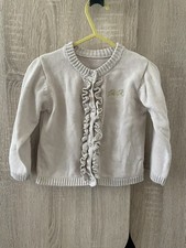 Myleen Klass Baby K  Mothercare Beige And Gold Stitch Cardigan 18-24 Months