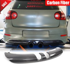 Fit VW Golf 5 V MK5 R32 Hatchblack 2005-08 Carbon Fiber Rear Bumper Diffuser Lip