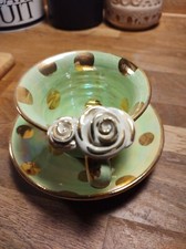 Mary Rose Young Pottery Cup And Saucer