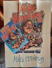 MIKE HARDING TOUR 83 SCRAPBOOK PROGRAMME & SIGNED A3 Poster