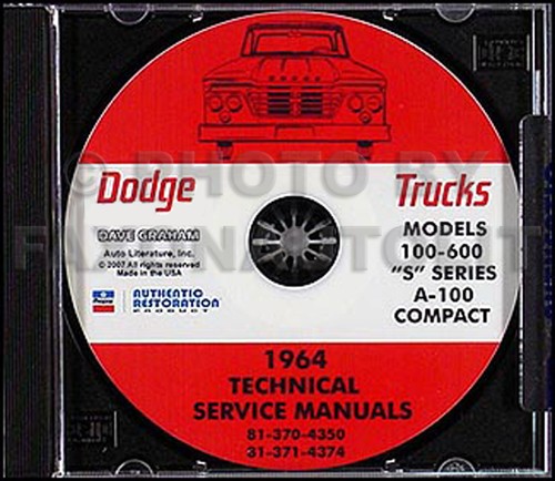 1964 dodge truck shop - shop, manual