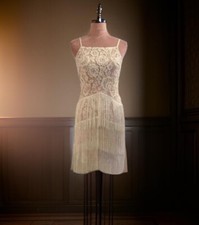 Quiz Cream Lace And Fringe