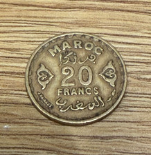 1x Maroc Morocco 20 Francs