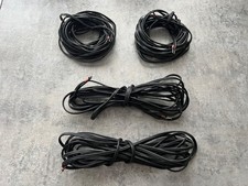 FULL SET GENUINE BOSE  ACOUSTIMASS 3 5  BLACK  BARE WIRE 2.1 SPEAKER CABLES