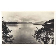 MULL Tobermory Bay from Aros Estate, RP Postcard by Valentine, Unused