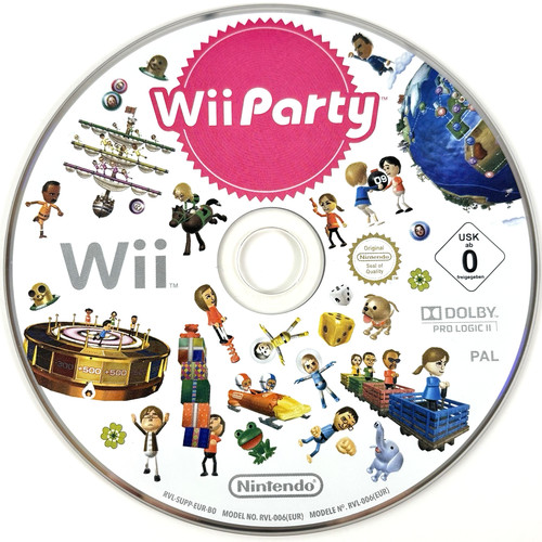 Nintendo wii party disc - party,