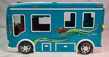 Breyer Horse Trailer Cruiser RV Van Motorhome Toy 2008 Blue Needs Some Repair